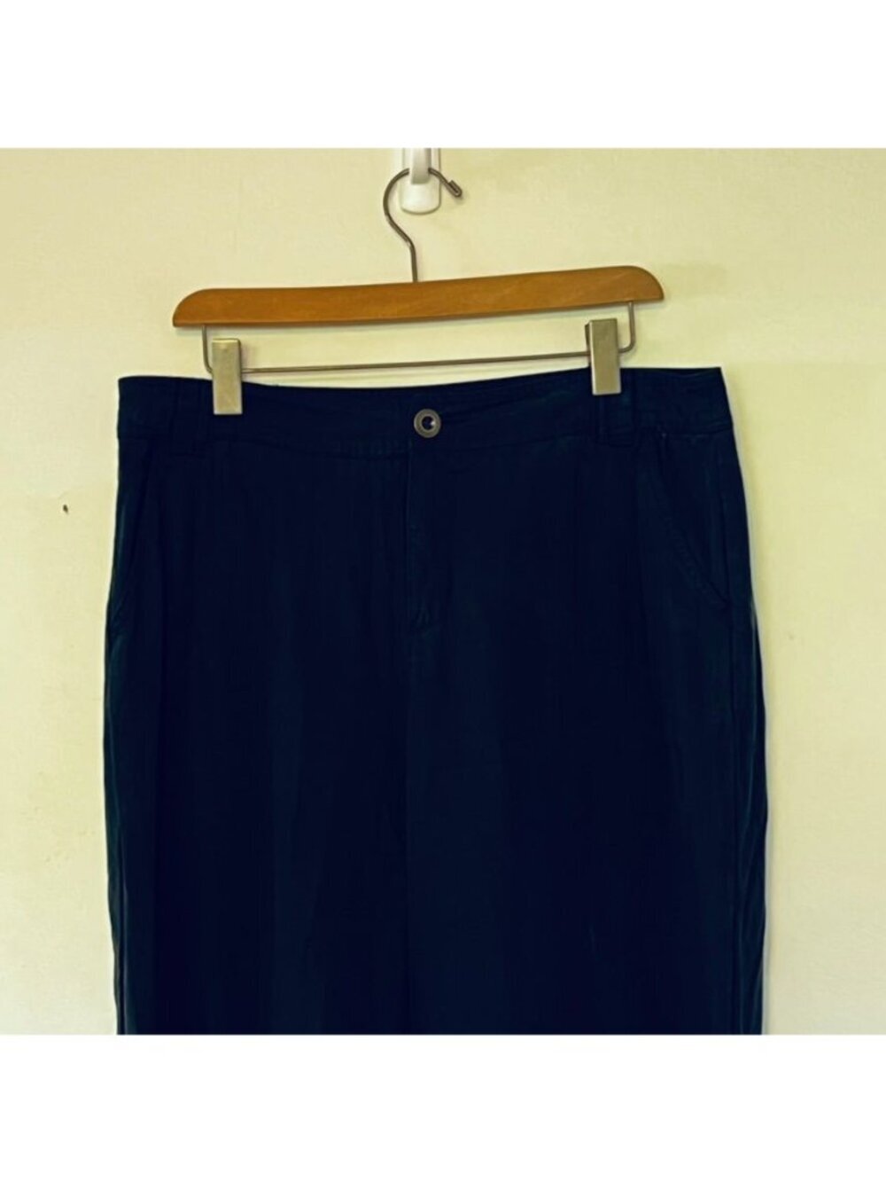 Sundance Lillie Wide-Leg Tencel Pants 10 Relaxed Minimalist Lagenlook - Picture 4 of 16